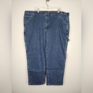Lee Carpenter Loose Fit Straight Leg Original Stone Jeans 48x29